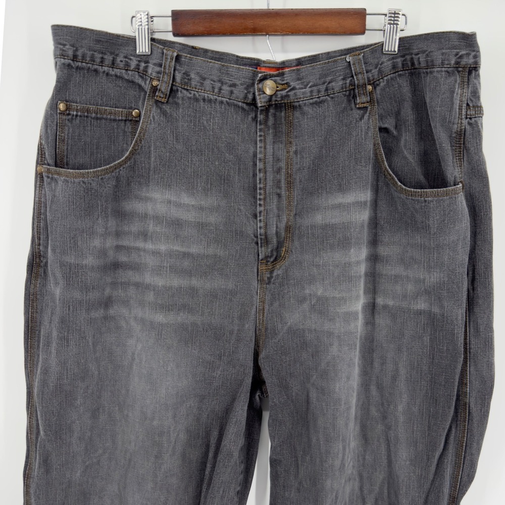Vintage Regal Wear Mens Jeans 42x34 Gray Denim Y2K Hip Hop Grunge Skater